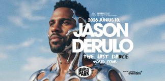 Jason Derulo koncertet ad 2026 júniusában a Budapest Parkban