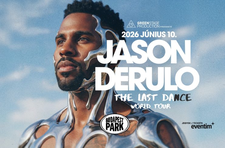 Jason Derulo koncertet ad 2026 júniusában a Budapest Parkban