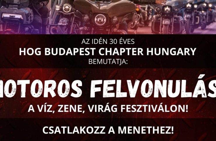 Dübörgő motorok és zúgó gitárok: Harley-Davidson felvonulással és a RockSzigettel érkezik a tatai Víz, Zene, Virág Fesztivál!
